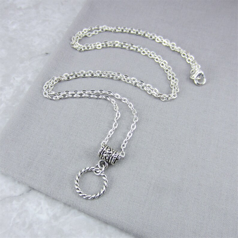 Eyeglass Chain with Loop Reading Glasses Chain Silver Etsy