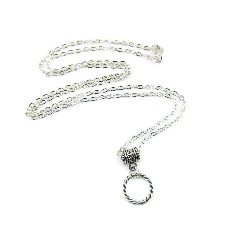 Eyeglass Chain with Loop Reading Glasses Chain Silver Etsy