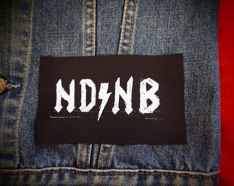 ND/NB Patch - Non Binary, neurodiverse, enby, gender queer punk, agender, patches for jackets, trans, ADHD, Autism, Dyslexic, Dispraxic, asd