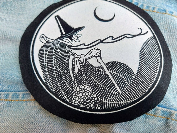 Full Moon Back Patch Lunar Backpatch, Space, Large Patches for
