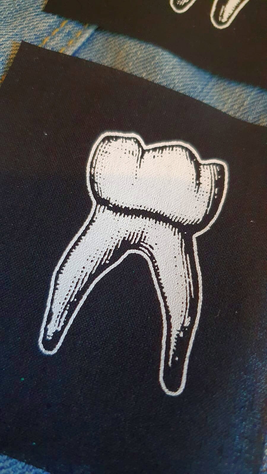 Occult Teeth Patch Punk Patch, Goth Patch, Molars, Witch, Sew on Patch,  Horror Patch, Gothic, Skull, Wisdom Tooth, Patches for Jackets 