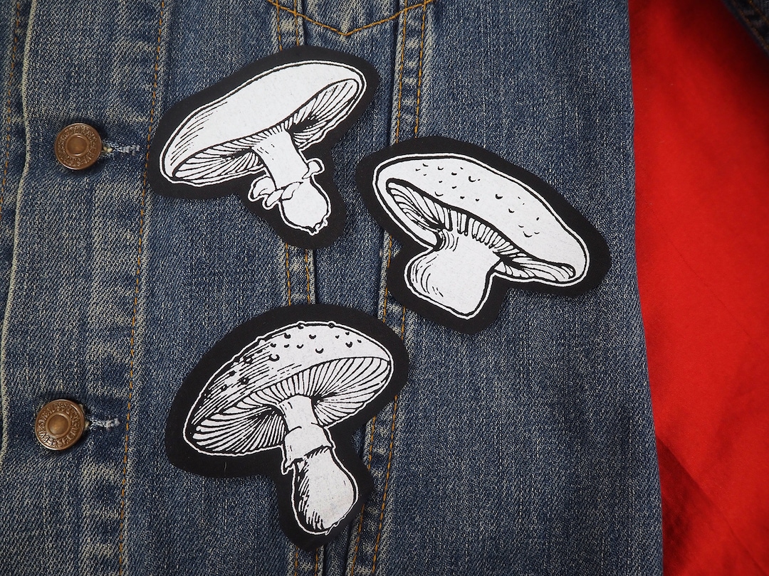 Parches de hongos: parche de hongos, seta venenosa, parche lindo