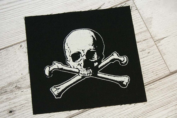 Occult Wolf Skull Patch Goth Patch, Pagan Patches, Witch, Sew on Patch,  Voodoo, Wicca Screen Printed Patch, Punk Patches for Jackets, 