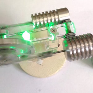 Dad gift  , birthday present, ,Stirling Engine generator Hot Air Model Handmade  Science Project with LED light  ~ JAJ 1056