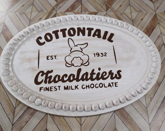 Chocolate Bunny Sign