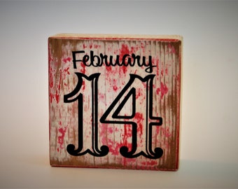 Valentine Rustic Block