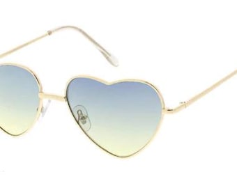 Heart Shape Sunglass, Incognito Sunglasses, Women's Sunglass, Gradient mirror lens,