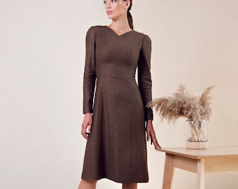 kate middleton brown dress Kate Princess of Wales Brown Coat 461 Celebrity Cutout  LifesizeCutouts