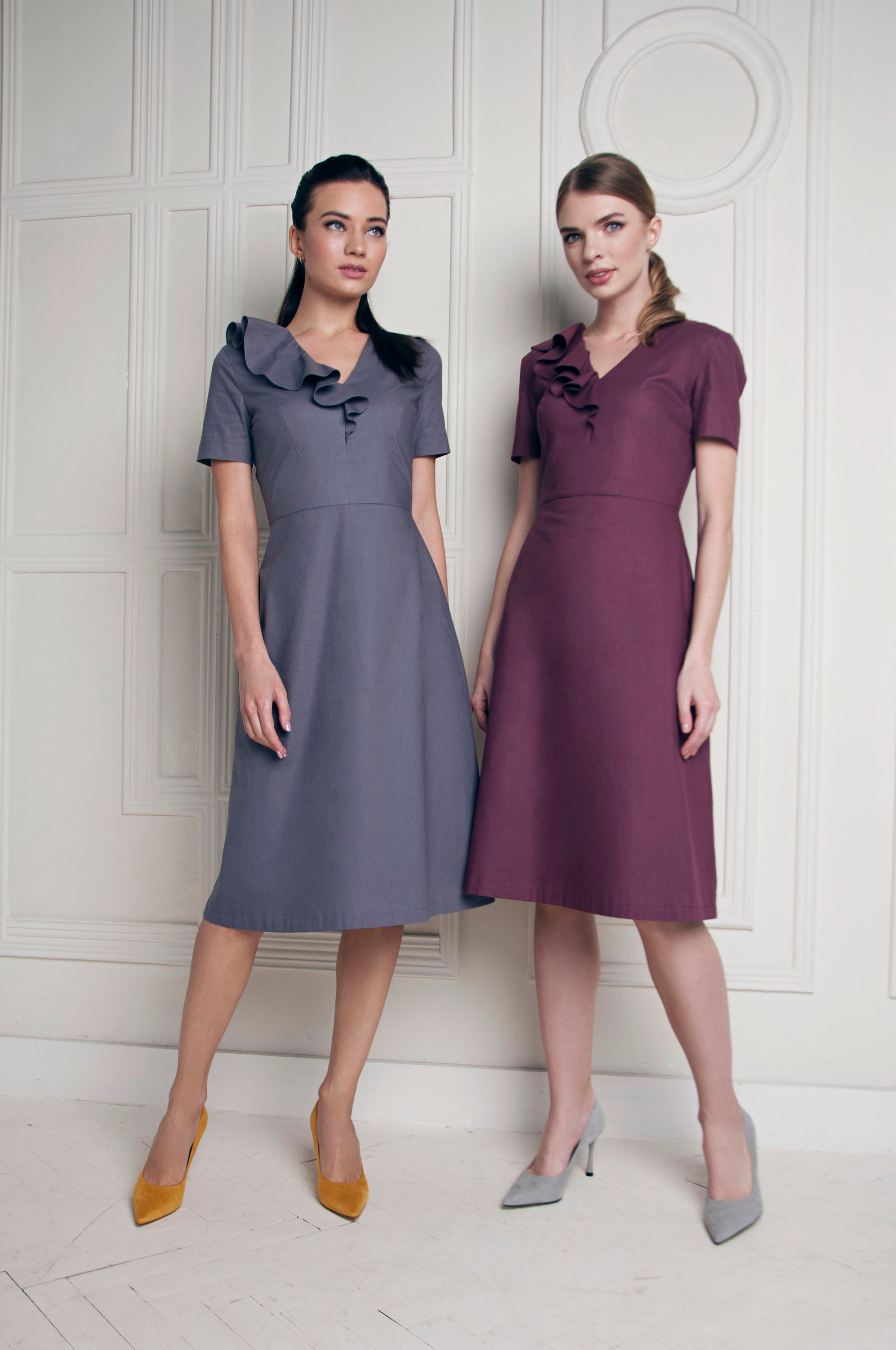 Gray Wedding Guest Dress Occasion Dress Luxury Concert - Etsy