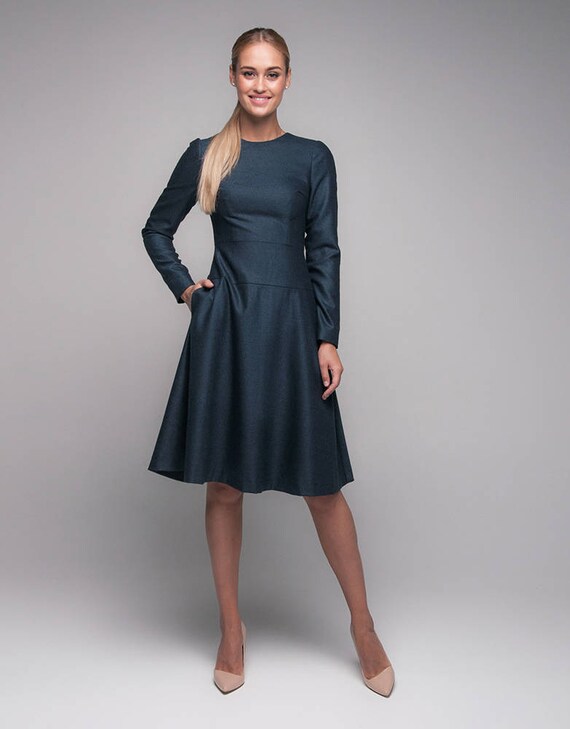 wool work dress