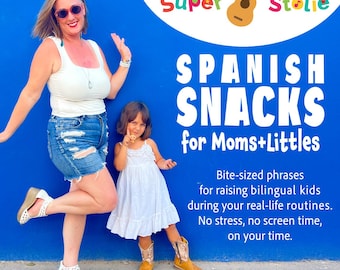 Bilingual Nighttime Routine Audio & Printables (Spanish Snacks)