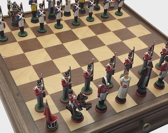 Jeu D'échecs Napoléon – Bataille De Waterloo – Édition Médailler Franklin
