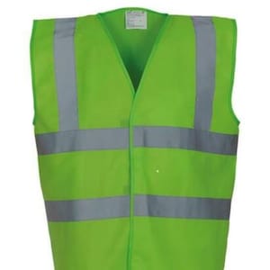 Gilet réfléchissant haute visibilité imprimé pour malentendants 12 couleurs 6 x tailles