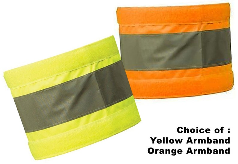 Reflective Armbands Wide Reflective Sports Safety Hi Etsy Australia