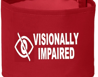 Visionally Impaired Armband 18" x 4" in 4 Colours