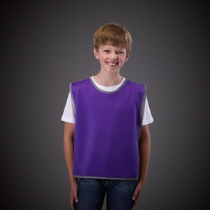 Personalized Yoko Child Hi Visibility Tabard Bib With Reflective Trim Edges 10 Colors