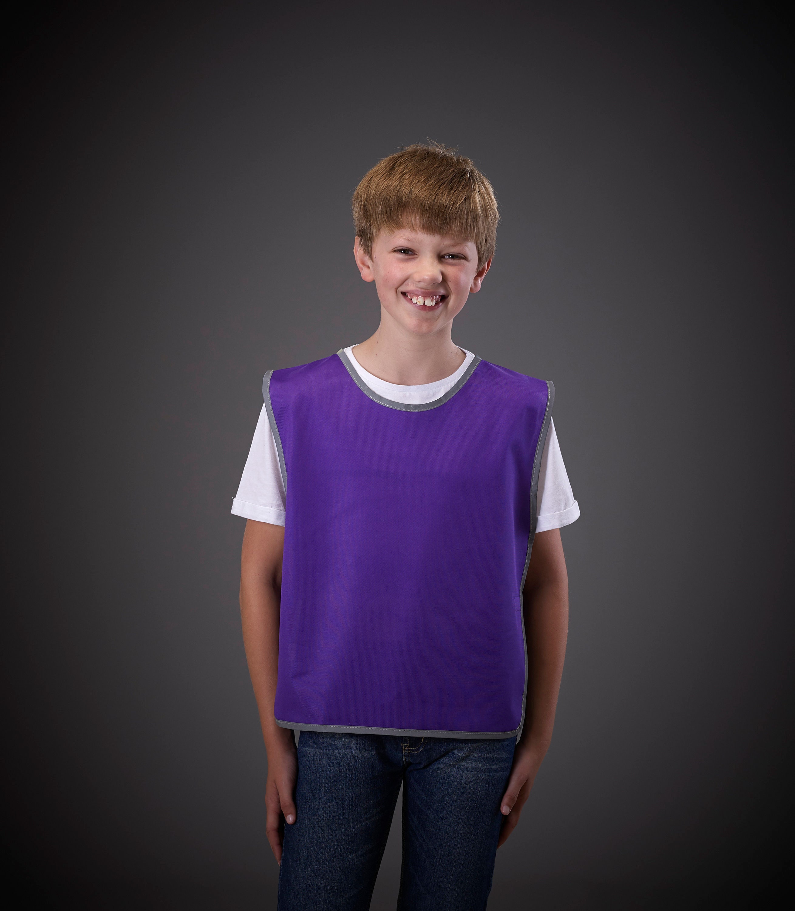 Personalized Yoko Child Hi Visibility Tabard Bib With Reflective Trim Edges 10 Colors