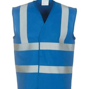 Gilet réfléchissant haute visibilité imprimé à l&#39;avant et à l&#39;arrière « EVENT STAFF » 11 couleurs et 6 tailles