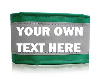 Personalized Hi Viz Reflective Armband: Printed to Order