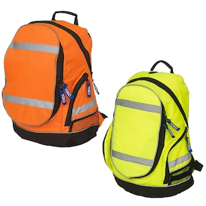 Personalised Yoko Hi Visibility Reflective Backpack Rucksack 2 Colours Available