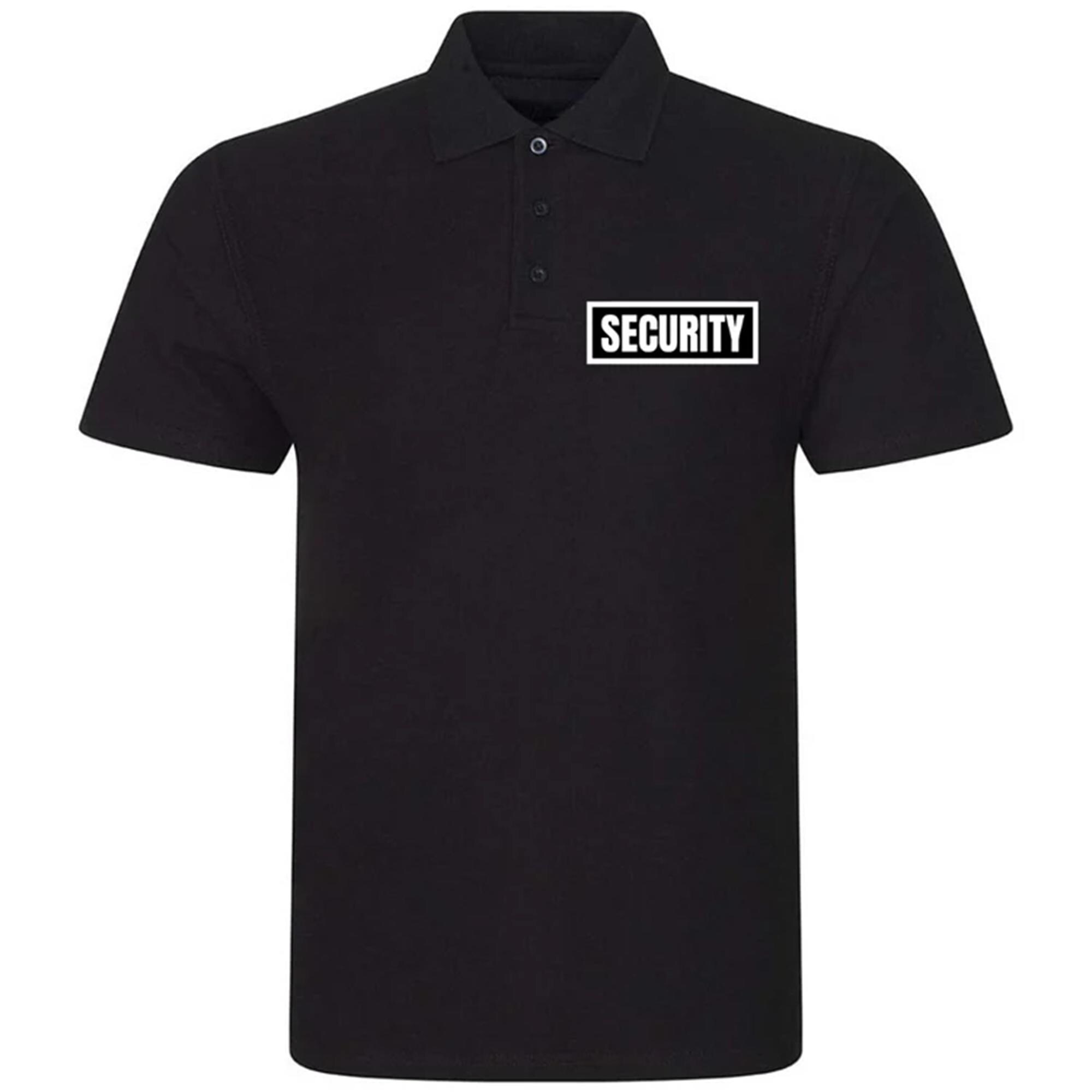 Sweatshirt Agent De Sécurité Recto-Verso Professionnel - Haut Sécurité Noir Pour Vigile Et Sécurité Privée
