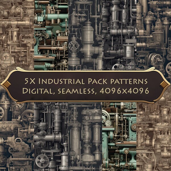 Industrial Patterns - Etsy