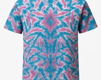 Handmade Tie Dye shirt mirrored CRUSH FREE SHIPPING tye die