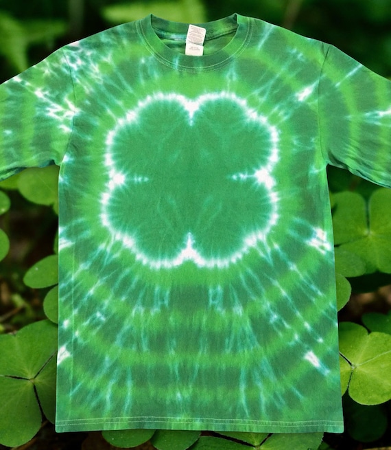 4 Leaf Clover 4H Tie Dye Shirt Tye Die FREE SHIPPING Handmade Dyed Etsy