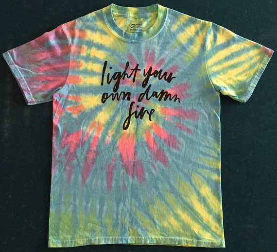 Fire Tie Dye Shirt Tye 