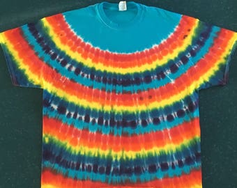 Tie Dye Shirt Scoop Pattern Tye Die Dyed t-shirt FREE SHIPPING  All Sizes available