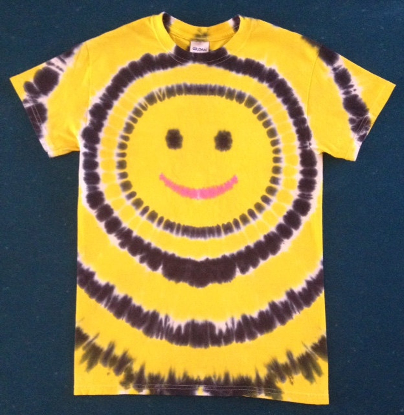 Smiley Face Tie Dye Shirt Tye Die FREE SHIPPING - Etsy