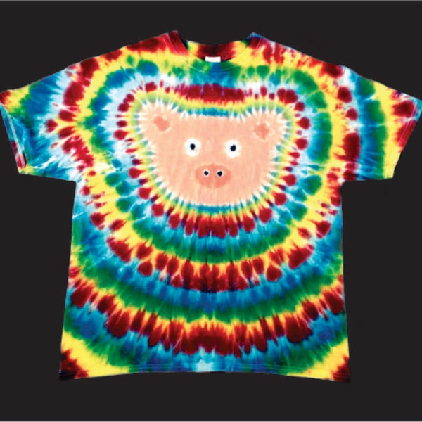 Pig Hog Tie Dye T-Shirt tye FREE SHIPPING shirt Tye Die