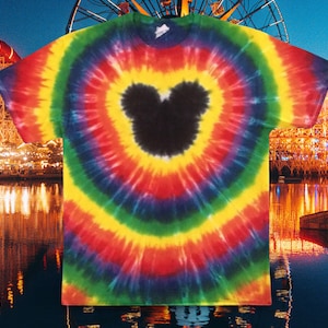 Adult Mickey Mouse Tie Dye FREE SHIPPING!!! tye die Disney.  You choose colors and size!