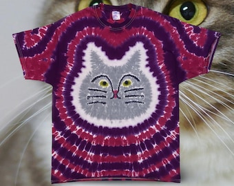 Camiseta Tie Dye de Gato Tye Die ENVÍO GRATIS ¡Gatito Gruñón o Feliz, tú eliges!