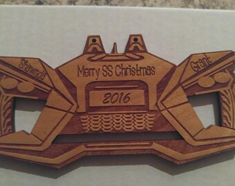 Slingshot Christmas ornament