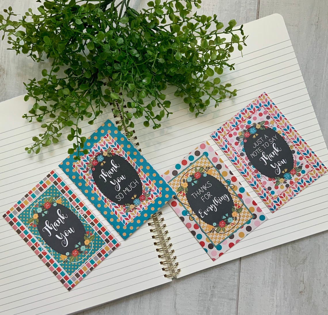 Boxed Greeting Cards Blank Inside Thank You Cards Stationary Etsy