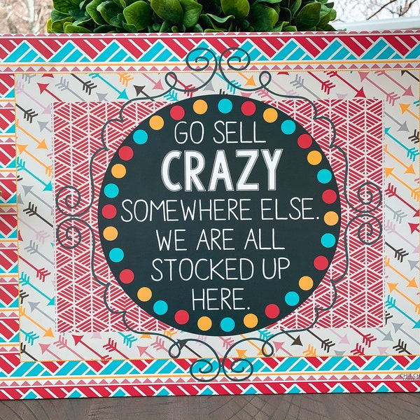Crazy Quote - Etsy