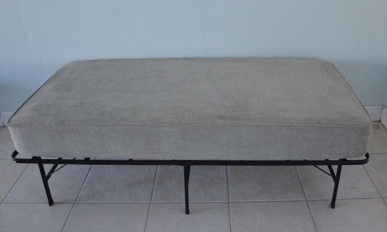 micama™ Daybed Fitted Cover Twin XL. Linen-Bleach-White. image 5