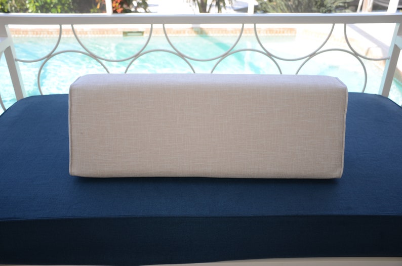 Daybed Wedge Bolster Cover. LinenNatural. Etsy