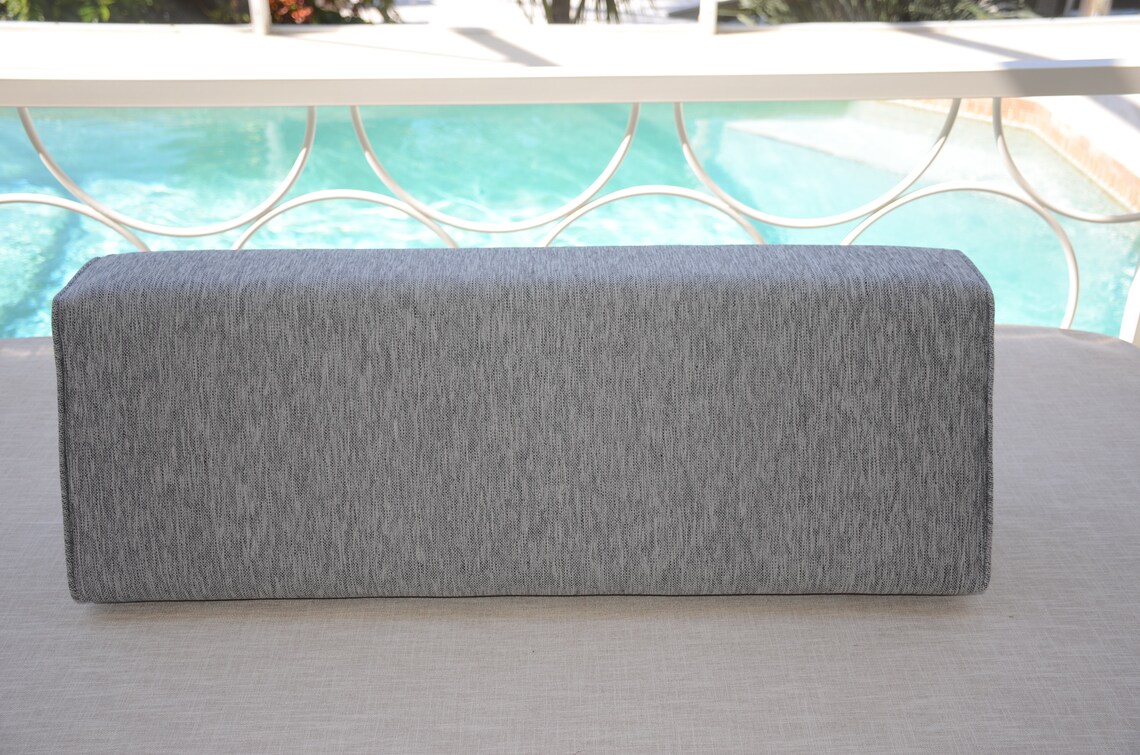 Daybed Wedge Bolster Foam and Cover. PlatinumGrey. Etsy