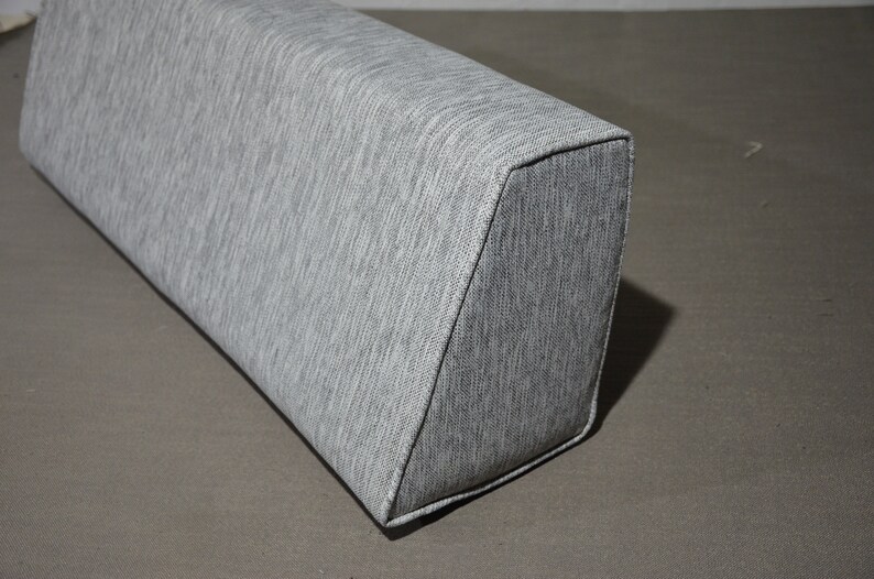 Micama™ Wedge Bolster Cover. Platinumgrey. Etsy
