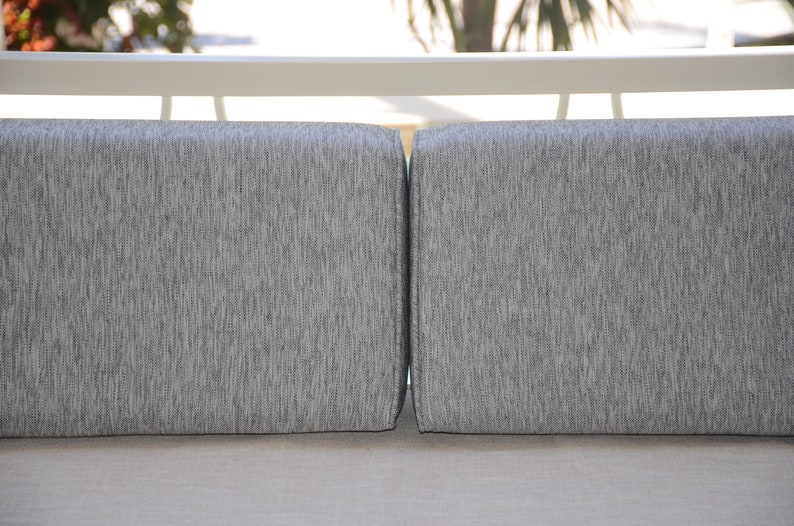 Daybed Wedge Bolster Foam and Cover. LinenGrey. Etsy