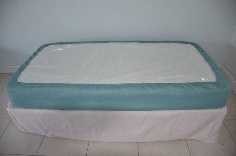 Daybed Fitted Cover twin. SunbrellaCanvasCharcoal 54048. Etsy