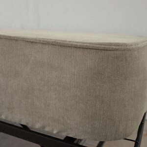 micama™ Daybed Fitted Cover Twin XL. Linen-Bleach-White. image 3