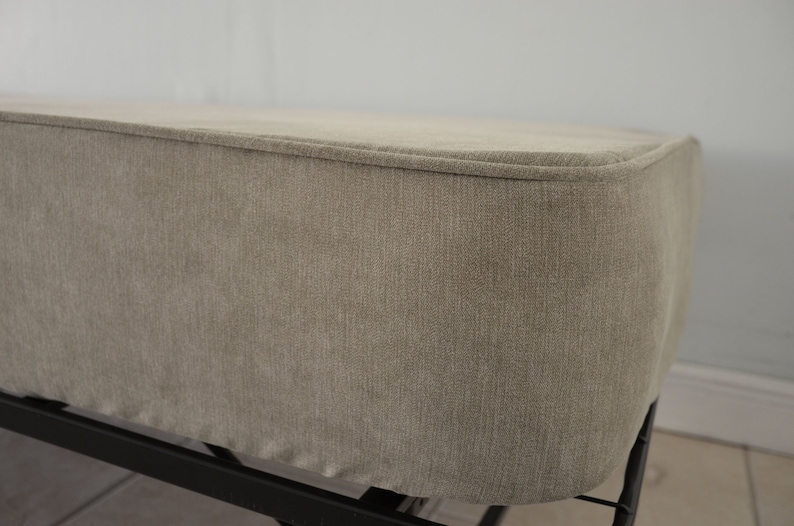 micama™ Daybed Fitted Cover Twin XL. Linen-Bleach-White. image 3