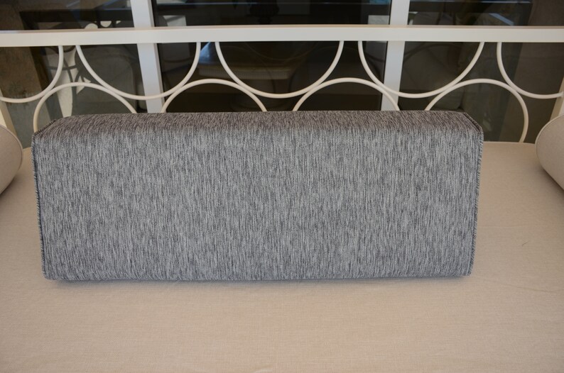 Daybed Wedge Bolster Foam and Cover. PlatinumGrey. Etsy