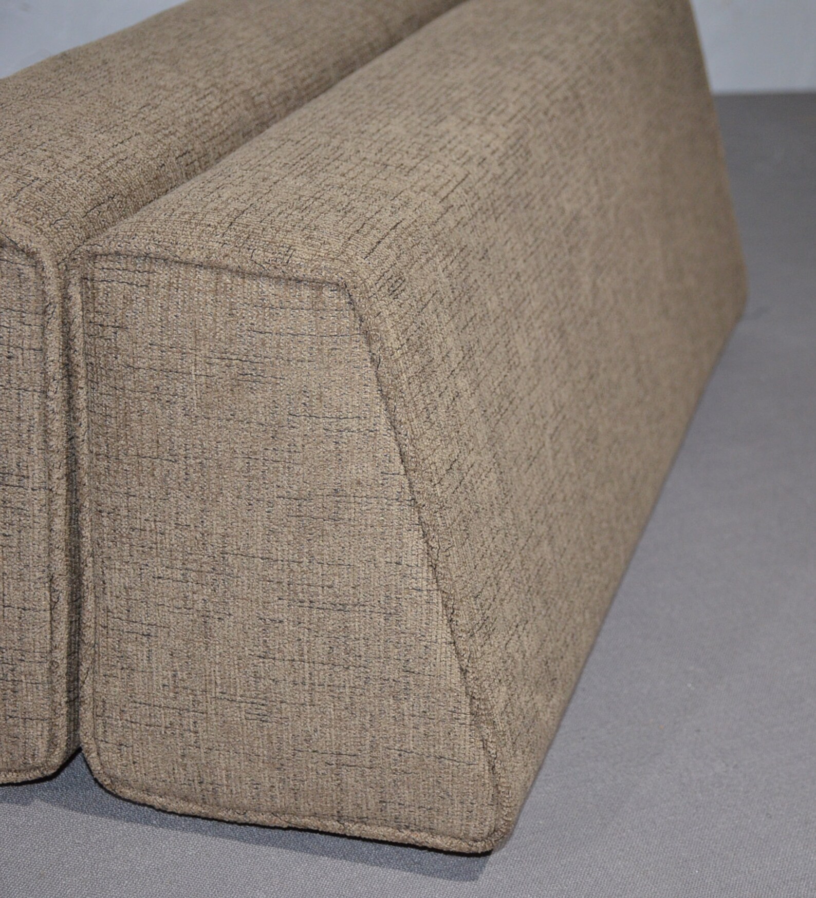 Wedge Bolster Cover Only. Chenille 12217 Stone. Etsy