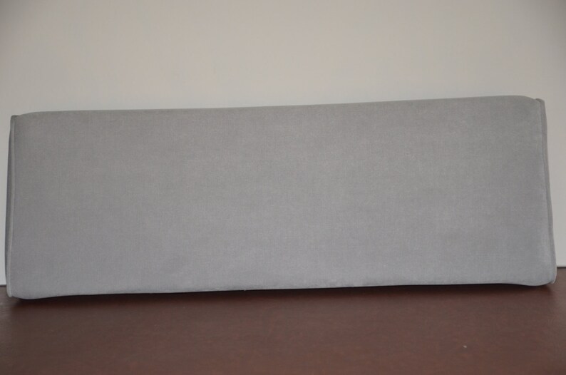 Micama™ Wedge Bolster Cover. Antiquevelvet grey. Etsy