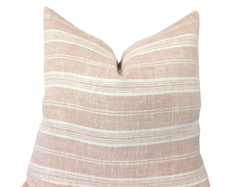 rose colored throw pillows