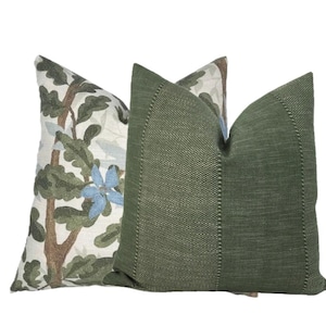 Caravane Olive Green Pillow Cover | Zak + Fox | Farmhouse | High End image 6